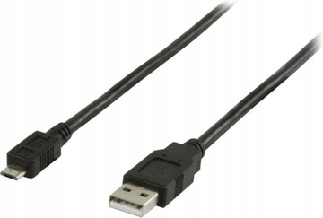 Kabel USB Valueline 2.0 wtyk A micro USB B 1m