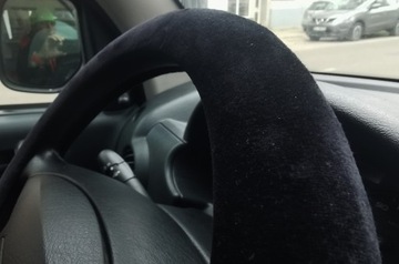 Ford Focus Fiesta Kuga Mondeo CMAX SMAX pokrowce na kierownice CIEPŁY WELUR