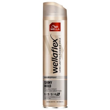 Wellaflex Shiny Hold Lakier do Włosów 250ml