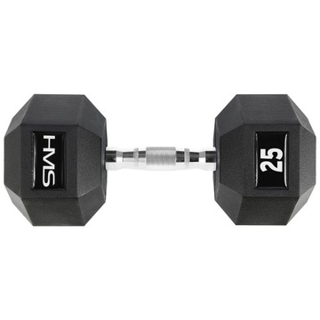 HANTLA HANTELKA GUMOWA HMS HEX PRO 25kg