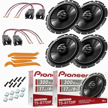 4x PIONEER głośniki do Peugeot 407 Citroen C4 Grand Picasso C5 PRZÓD + TYŁ