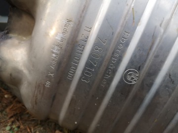 ГЛУШИТЕЛЬ В СБОРЕ BMW F01 F02 730D 3.0D