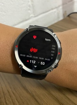 SMARTWATCH ZEGAREK MĘSKI ROZMOWY SPORT POMIARY