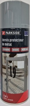 PARKSIDE LAKIER FARBA DO METALU SPRAY SZARY 400 ml