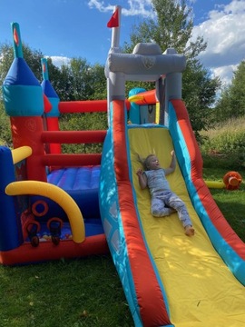 Надувной батут-замок GRYFA с надувным замком HappyHop 13in1 XXL HUGE