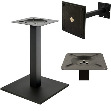 POSTUMENT DO STOŁU PODSTAWA NOGA METALOWA STOŁU STOLIKA LOFT CZARNA ARP-263