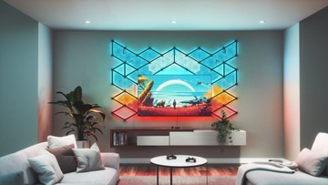 Nanoleaf 4D TV Screen интеллектуальная система подсветки экрана до 85 дюймов со светодиодами RGBW