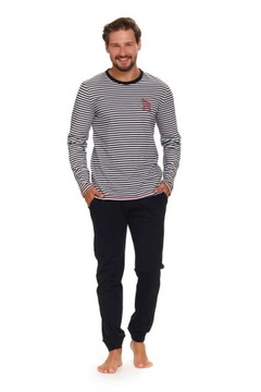 Doctornap Piżama PMB 5234 czarna plus 2XL