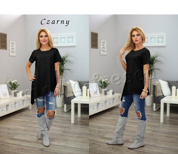 БЛУЗКА асимметричная из хлопка M685 с карманом