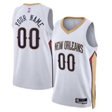 Koszulka Do Koszykówki New Orleans Pelicans Personalizowany Nazwa I Numer