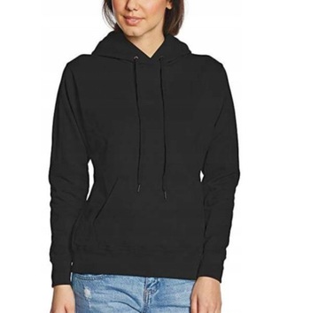 FRUIT OF THE LOOM DAMSKA BLUZA z KAPTUREM BlackXXL