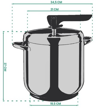 СКОРОВАРКА 15л Турецкая скороварка Индукционная