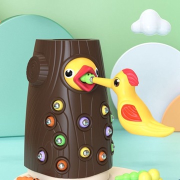 ИГРА НА МАГНИТНЫЙ ДЕРЕВ И ЧЕРВЯКИ