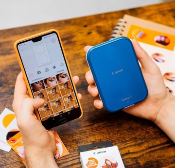 Drukarka natychmiastowa Canon Zoemini 2 niebieska