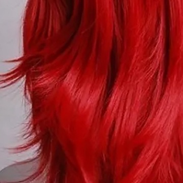 PERUKA MAŁA SYRENKA WŁOSY CZERWONE WIG STRÓJ DLA DOROSŁYCH COSPLAY
