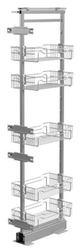 NOMET Cargo Maxi 300 5 półek 1710-1910 P22 SREBRNY