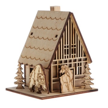 3D Puzzle drewniane Układanka Model Dom