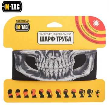 KOMIN CHUSTA SZALOKOMINIARKA KOMINIARKA REAPER SKULL M-TAC CZASZKA CZARNA