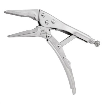 WYTRZYMAŁE SOLIDNE SZCZYPCE ZACISKOWE WYDŁUŻONE DELI TOOLS 0-70 MM 230 MM