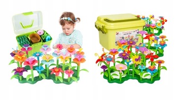 ЦВЕТЫ ЦВЕТОЧНЫЙ САД КРЕАТИВНЫЙ САД блоки 135 ЭЛЕМЕНТОВ + КОНТЕЙНЕР