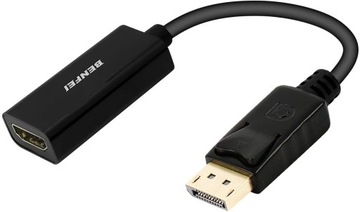 Adapter Displayport na HDMI 4K Męski na Żeński