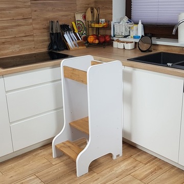 Kitchen Helper pomocnik biało-dębowy KH-220