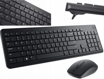 Bezprzewodowy zestaw klawiatura, mysz Dell KM3322W
