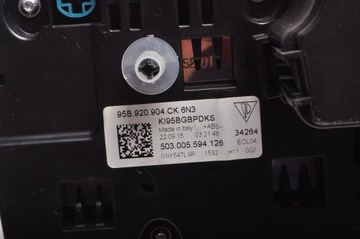 PORSCHE MACAN 3.0 TDI PŘÍSTROJOVÁ DESKA BUDÍKY GB 95B920904CK