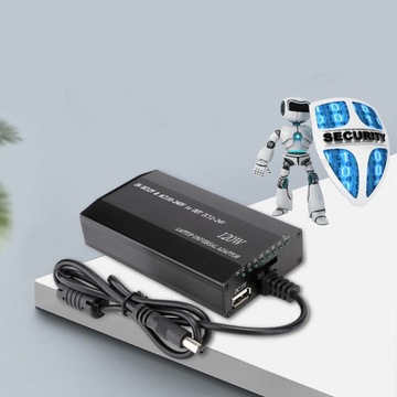 УНИВЕРСАЛЬНЫЙ БЛОК ПИТАНИЯ ДЛЯ НОУТБУКА 120 Вт, 8 ПЕРЕХОДНИКОВ В КОМПЛЕКТЕ, 12 В, 24 В