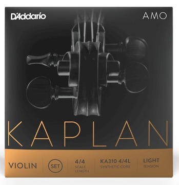 Struny do skrzypiec KA310 4/4 L Kaplan Light D'Addario Profesjonalne