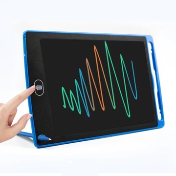 TABLET GRAFICZNY XXL DO RYSOWANIA 12 CALI TABLICA ZNIKOPIS MULTIKOLOR