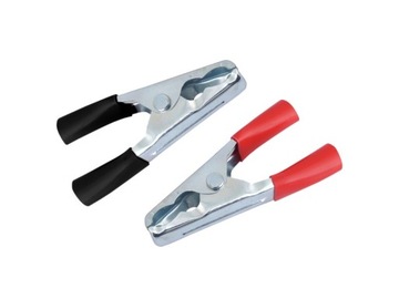 Klemy Krokodylki Zaciski 100A 2szt prostownik akum