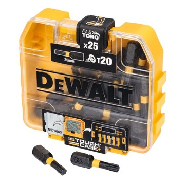 DeWALT DT70557T ZESTAW BITY UDAR TORX T20 25 szt