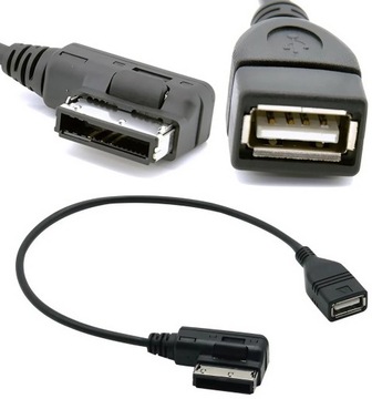 KABEL ADAPTER PRZEJŚCIÓWKA ZŁĄCZE USB AMI MMI AUDI VW SEAT SKODA