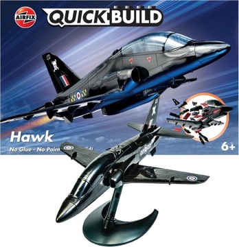 Model do składania BAE Hawk Klocki QUICKBUILD AIRFIX Licencja