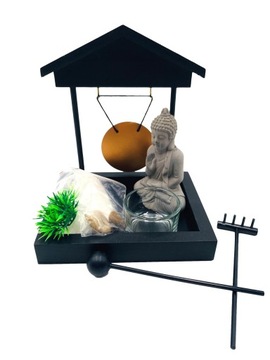 FIGURKA ŚWIECZNIK BUDDA BUDDA INDIE GONG.
