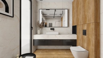 3D Дизайн интерьера - Ванная комната - Кухня - Гостиная Viskastudio.pl