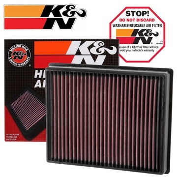 K&N FILTR POWIETRZA FORD MONDEO V 5 MK5 EDGE GALAXY III MK3 S-MAX II MK2