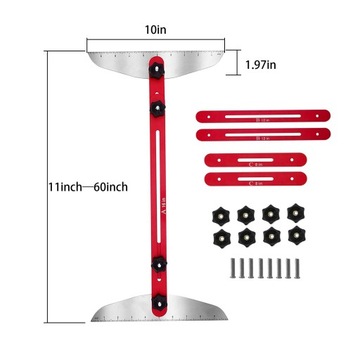 Инструмент для изготовления шаблонов ступеней лестницы,