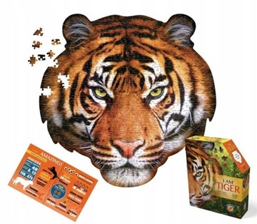 MADD CAPP PUZZLE KONTUROWE TYGRYS, 550 el.