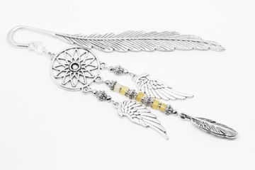 ZAKŁADKA DO KSIĄŻKI łapacz snów ŻÓŁTY AWENTURYN