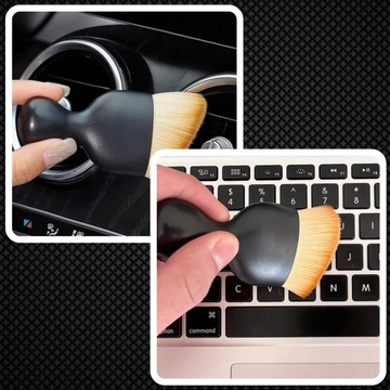 Многофункциональная кисть для макияжа с пыльцой для ногтей