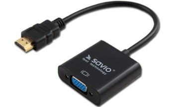Адаптер HDMI-VGA/Jack 3,5 мм SAVIO
