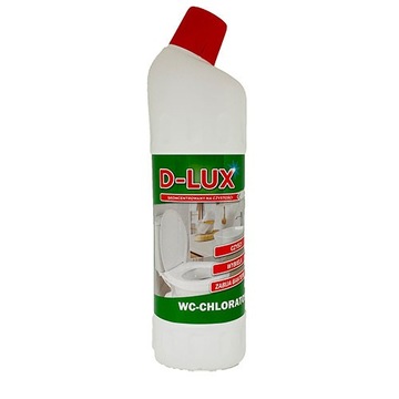 D-LUX WC-CHLORATOS 1L - skuteczny płyn do WC
