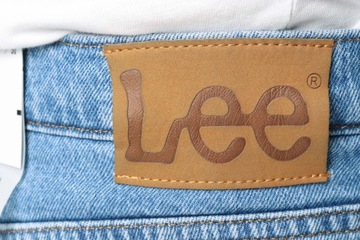 LEE RIDER spodnie męskie zwężane jeansy W38 L34