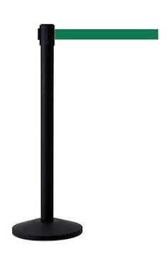 СТОЛБЫ ОГРАНИЧИТЕЛЬНЫЕ С ЗЕЛЕНОЙ ЛЕНТОЙ 2М