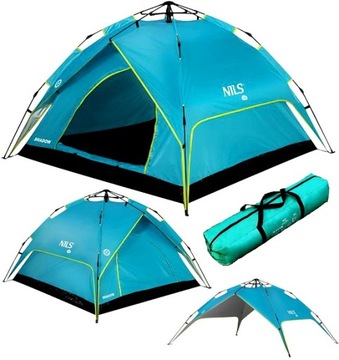 SAMOROZKŁADAJĄCY NAMIOT KEMPINGOWY TURYSTYCZNY