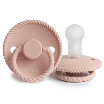 Smoczek FRIGG Rope silikonowy 6m+ Blush