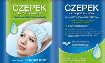 TENA Skin Care Shampoo Cap Czepek do mycia włosów