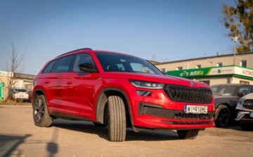 Skoda Kodiaq I SUV 2.0 TDI SCR 200KM 2021 Skoda Kodiaq Skoda Kodiaq 2.0TDI 4X4 Sport Line 200KM , Salon Polska , Fak, zdjęcie 4